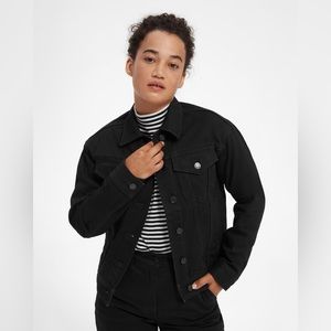 Everlane black denim jacket